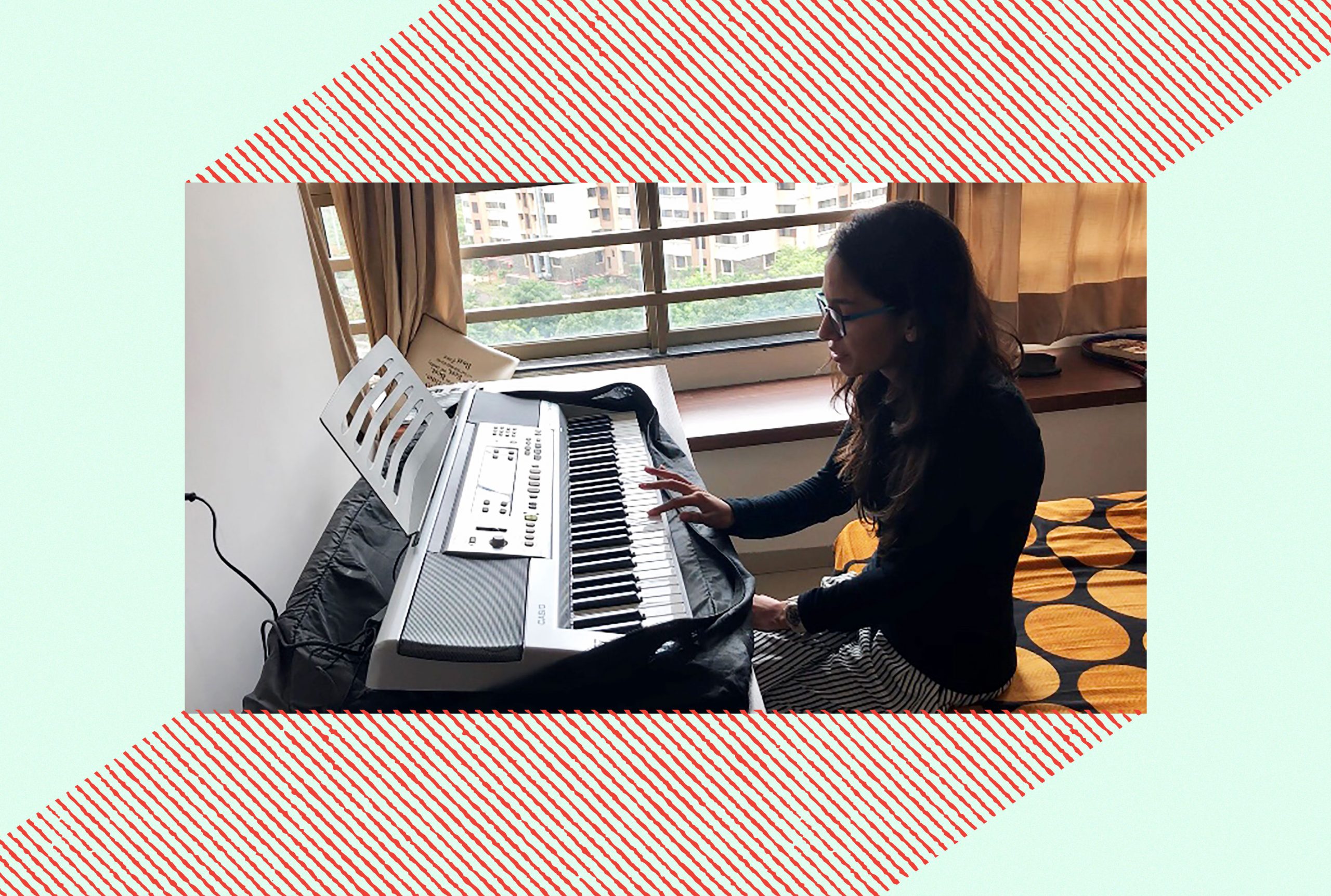 an image of the author playing piano 